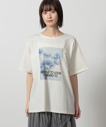 LAKOLE | フラワーフォトTEE / 325508(Tシャツ/カットソー)