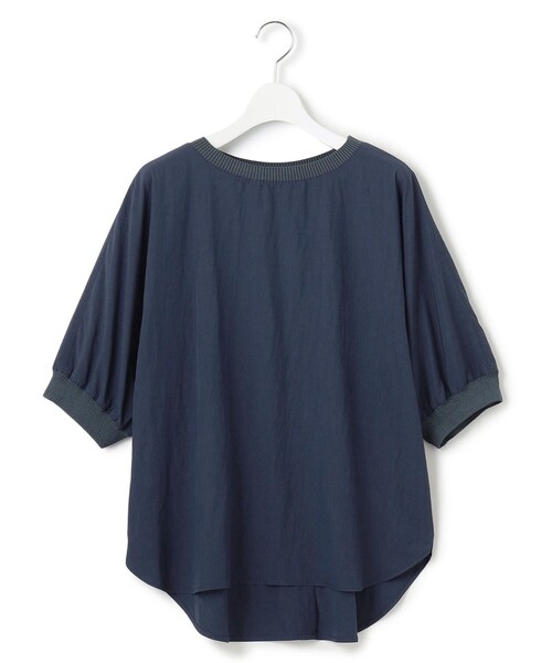J.PRESS YORK STREET(ジェイプレスヨークストリート)の「【WOMEN】ワッシャードルマン ブラウス(シャツ/ブラウス・レディース・ダルブルー系/ダークグリーン系/ライトグレー系/イエロー系/ネイビー系・F)」の3枚目の写真