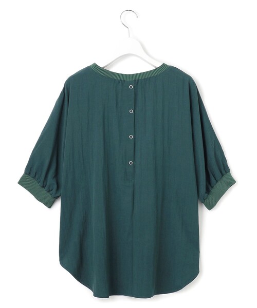J.PRESS YORK STREET(ジェイプレスヨークストリート)の「【WOMEN】ワッシャードルマン ブラウス(シャツ/ブラウス・レディース・ダルブルー系/ダークグリーン系/ライトグレー系/イエロー系/ネイビー系・F)」の10枚目の写真