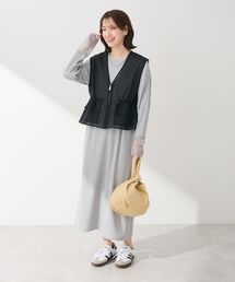 Green　Parks | SET2点シアーナイロンベスト+リブワンピース(ワンピース)