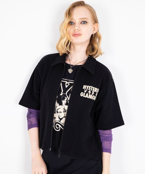 HYSTERIC GLAMOUR(ヒステリックグラマー)の「HYSTERIC GIRLS ジャケット(その他アウター・レディース・ブラウン/ホワイト/ブラック・FREE)」の10枚目の写真