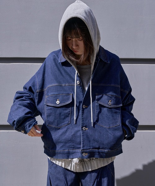 【Nora Lily】Tuck Arm Big Blouson 2(UNISEX)