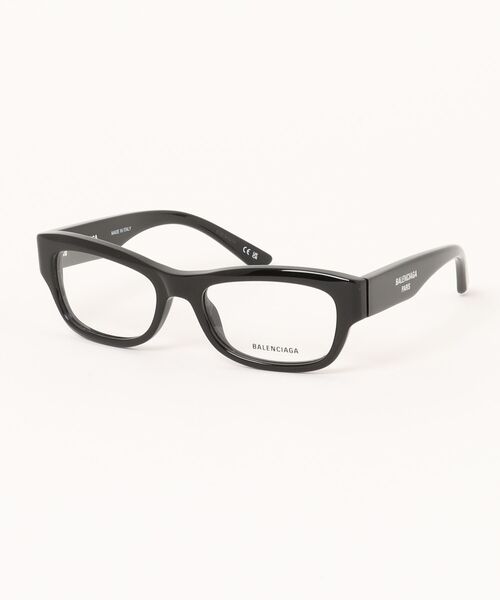 おすすめ☆大人気【Balenciaga】 ブラック スクエアメガネ BALENCIAGA/バレンシアガ】スクエア メガネ BB0392O 001(メガネ