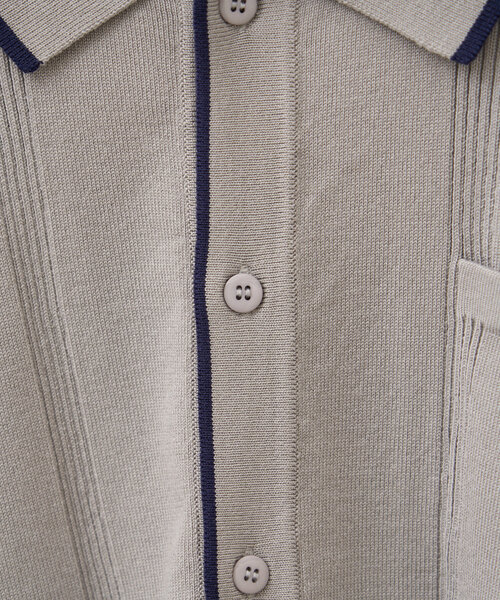 CIAOPANIC TYPY（チャオパニックティピー）の「【UNISEX】ストライプサマーニットカーディガン（カーディガン/ボレロ・レディース・グレー/グリーン/ブラウン・MEDIUM/LARGE）」の10枚目の写真