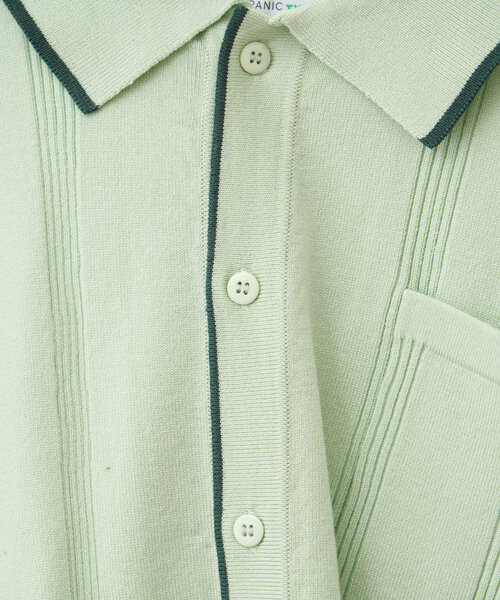 CIAOPANIC TYPY（チャオパニックティピー）の「【UNISEX】ストライプサマーニットカーディガン（カーディガン/ボレロ・レディース・グレー/グリーン/ブラウン・MEDIUM/LARGE）」の11枚目の写真