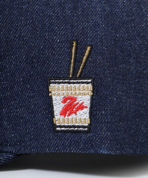 7Union(セブンユニオン)の「7UNION THE NOODLE ヌードル 刺繍 5パネルキャップ(キャップ・メンズ・インディゴブルー・FREE)」の6枚目の写真
