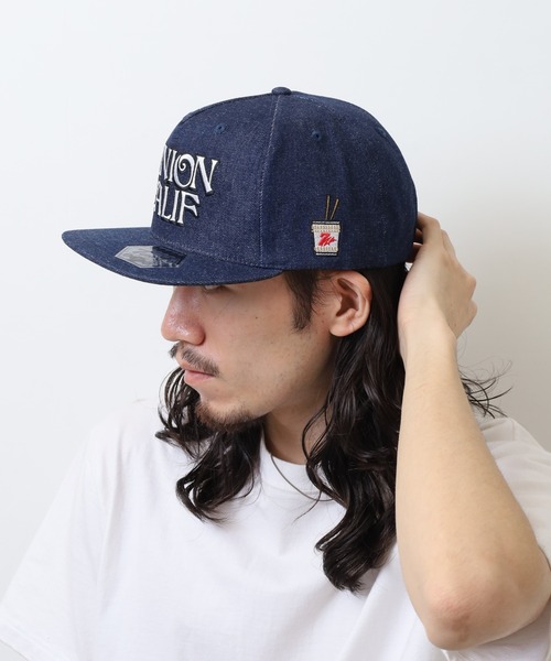 7Union(セブンユニオン)の「7UNION THE NOODLE ヌードル 刺繍 5パネルキャップ(キャップ・メンズ・インディゴブルー・FREE)」の15枚目の写真