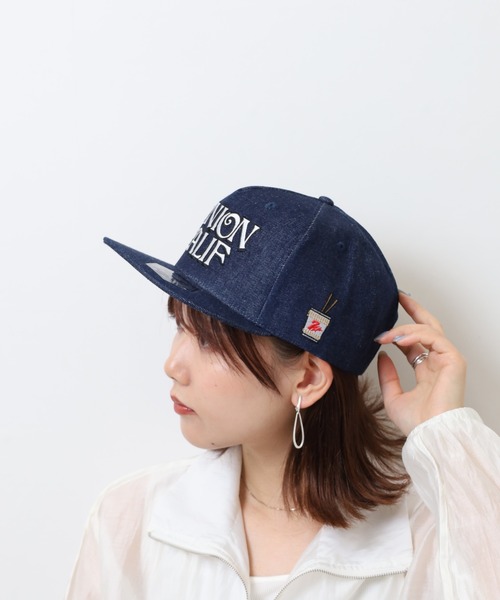 7Union(セブンユニオン)の「7UNION THE NOODLE ヌードル 刺繍 5パネルキャップ(キャップ・メンズ・インディゴブルー・FREE)」の13枚目の写真