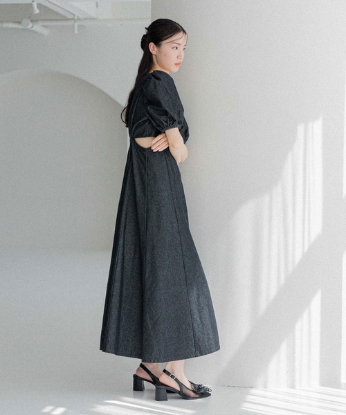 Heather（ヘザー）の「アソートカットアウトワンピース　452500（ワンピース・レディース・オフホワイト/ブラック/ブラック系その他/チェック/ホワイト系・S/M）」の21枚目の写真