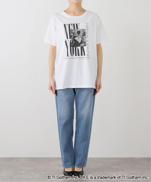 La TOTALITE（ラトータリテ）の「【洗える】GOOD ROCK SPEED/グッドロックスピード LIFE ロゴ*フォト Tシャツ（Tシャツ/カットソー・レディース・ホワイト・FREE）」の9枚目の写真
