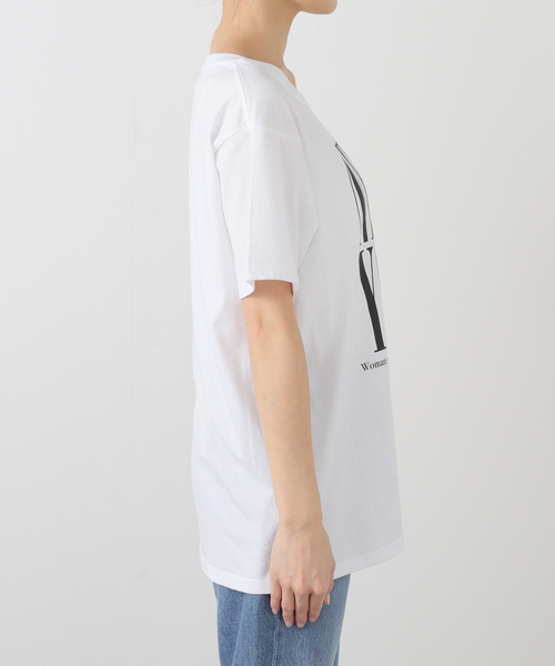 La TOTALITE（ラトータリテ）の「【洗える】GOOD ROCK SPEED/グッドロックスピード LIFE ロゴ*フォト Tシャツ（Tシャツ/カットソー・レディース・ホワイト・FREE）」の4枚目の写真