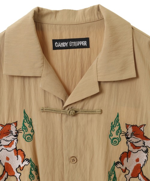 Candy Stripper(キャンディストリッパー)の「PHANTOM CATS CHINA シャツ(シャツ/ブラウス・レディース・ブルー/ブラック/ベージュ・FREE)」の16枚目の写真