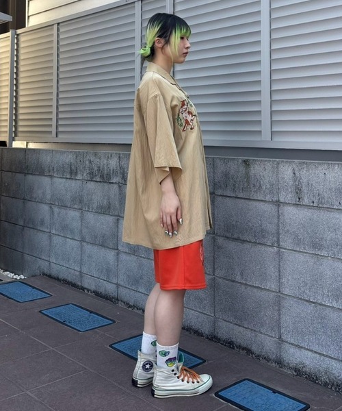 Candy Stripper(キャンディストリッパー)の「PHANTOM CATS CHINA シャツ(シャツ/ブラウス・レディース・ブルー/ブラック/ベージュ・FREE)」の12枚目の写真