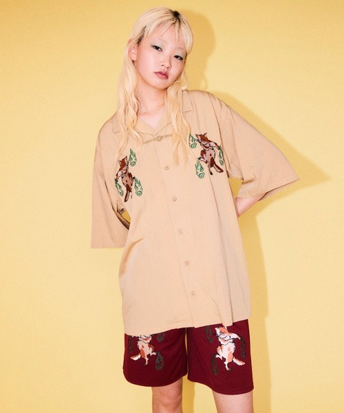 Candy Stripper(キャンディストリッパー)の「PHANTOM CATS CHINA シャツ(シャツ/ブラウス・レディース・ブルー/ブラック/ベージュ・FREE)」の20枚目の写真