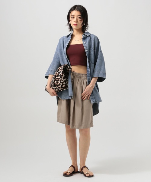 BAYFLOW完売品⭐︎春夏も着やすいハーフスリーブデニムシャツ　ベイフロー 楽天市場】【SALE／40%OFF】[春夏も着やすい軽めデニム]ハーフ