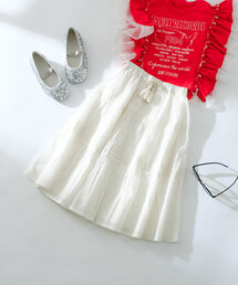 CIAOPANIC TYPY | 【KIDS】【india】ボイルピンタックスカート(スカート)