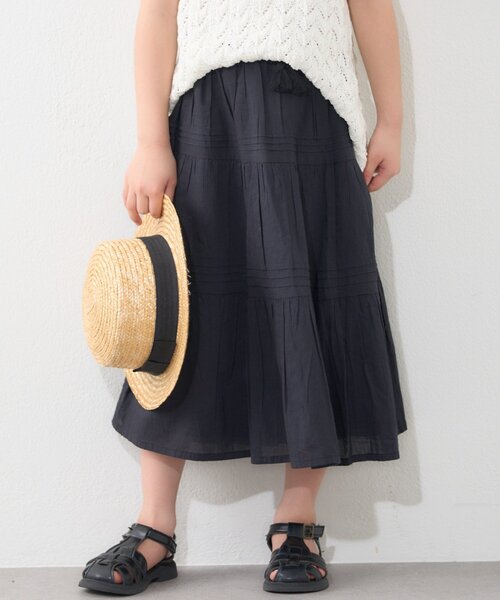 CIAOPANIC TYPY（チャオパニックティピー）の「【KIDS】【india】ボイルピンタックスカート（スカート・キッズ・イエロー/ホワイト/ブラック・MEDIUM/LARGE/X-LARGE/XX-LARGE）」の21枚目の写真