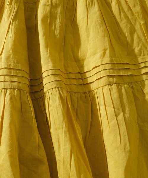 CIAOPANIC TYPY（チャオパニックティピー）の「【KIDS】【india】ボイルピンタックスカート（スカート・キッズ・イエロー/ホワイト/ブラック・MEDIUM/LARGE/X-LARGE/XX-LARGE）」の9枚目の写真