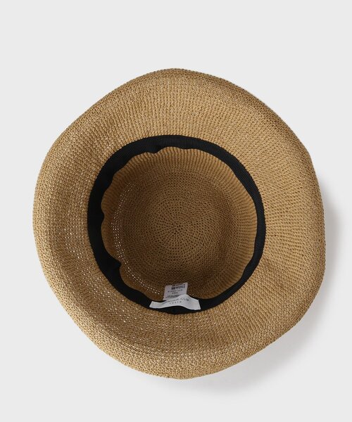 OPAQUE.CLIP（オペークドットクリップ）の「共地リボン雑材ハット（ハット・レディース・ベージュ/ブルー/ライトベージュ・00）」の7枚目の写真