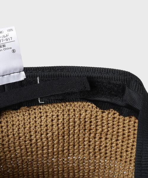 OPAQUE.CLIP（オペークドットクリップ）の「共地リボン雑材ハット（ハット・レディース・ベージュ/ブルー/ライトベージュ・00）」の9枚目の写真