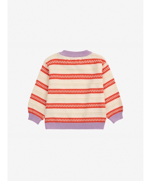 BOBO CHOSES（ボボショーズ）の「Striped jumper（ニット/セーター・キッズ・オフホワイト・6MONTH/3MONTH/9MONTH/12MONTH/18MONTH）」の2枚目の写真