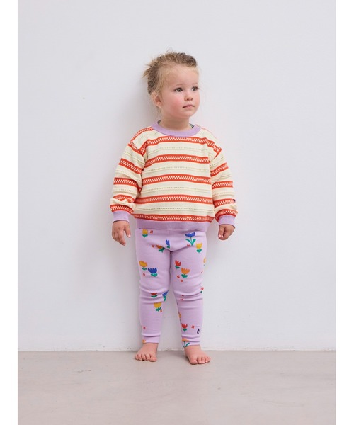 BOBO CHOSES（ボボショーズ）の「Striped jumper（ニット/セーター・キッズ・オフホワイト・6MONTH/3MONTH/9MONTH/12MONTH/18MONTH）」の5枚目の写真
