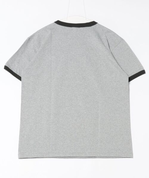 HOUSTON(ヒューストン)の「HOUSTON / RINGER TEE(TIGER) / 22304(Tシャツ/カットソー・レディース・ネイビー/ブラック/グレー・X-LARGE)」の4枚目の写真