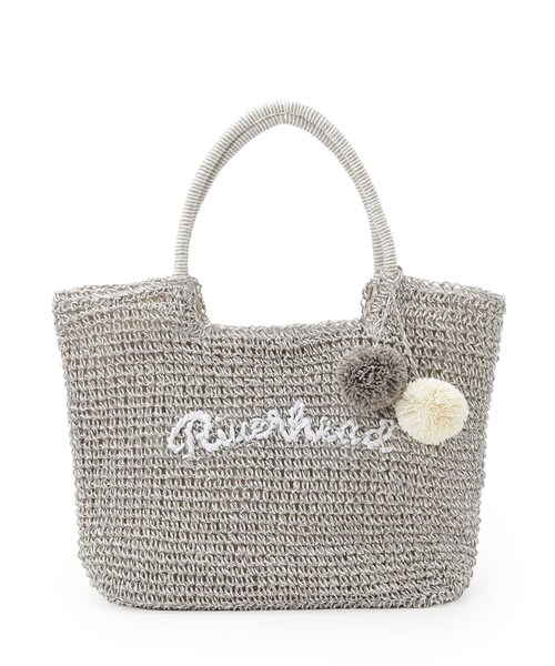 Dessin（デッサン）の「【軽量・A4収納可】ポンポンチャームペーパーロゴトートバッグ（トートバッグ・レディース・グリーン系/イエロー系その他6/ライトグレー系4/ネイビー/チャコール/ベージュ系その他7・00）」の19枚目の写真