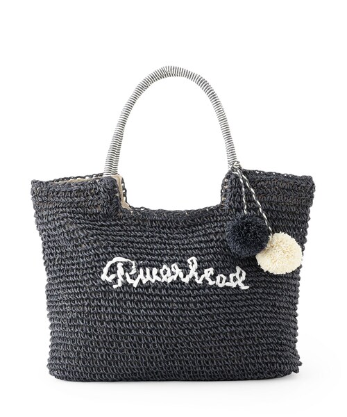 Dessin（デッサン）の「【軽量・A4収納可】ポンポンチャームペーパーロゴトートバッグ（トートバッグ・レディース・グリーン系/イエロー系その他6/ライトグレー系4/ネイビー/チャコール/ベージュ系その他7・00）」の21枚目の写真