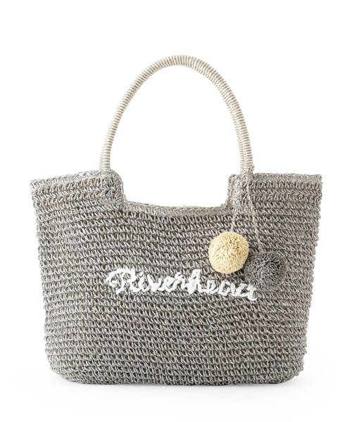 Dessin（デッサン）の「【軽量・A4収納可】ポンポンチャームペーパーロゴトートバッグ（トートバッグ・レディース・グリーン系/イエロー系その他6/ライトグレー系4/ネイビー/チャコール/ベージュ系その他7・00）」の22枚目の写真