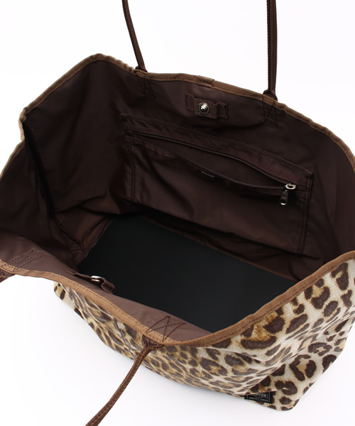 HEAD PORTER（ヘッドポーター）の「LEOPARD/TOTE BAG (L)（トートバッグ・メンズ・レオパード・FREE）」の8枚目の写真