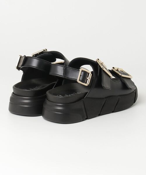 artemis by DIANA（アルテミスバイダイアナ）の「バックル付きダブルストラップ厚底サンダル（サンダル・レディース・ブラック/シルバー/ブルー/ホワイト・S/M/L/XL）」の22枚目の写真