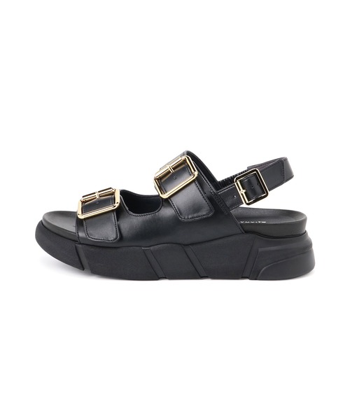 artemis by DIANA（アルテミスバイダイアナ）の「バックル付きダブルストラップ厚底サンダル（サンダル・レディース・ブラック/シルバー/ブルー/ホワイト・S/M/L/XL）」の15枚目の写真
