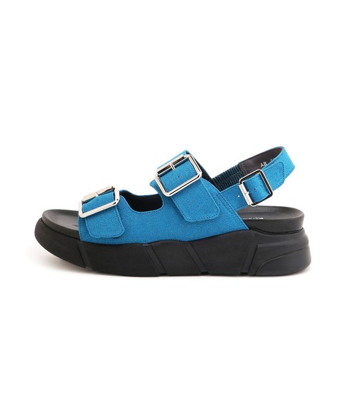 artemis by DIANA（アルテミスバイダイアナ）の「バックル付きダブルストラップ厚底サンダル（サンダル・レディース・ブラック/シルバー/ブルー/ホワイト・S/M/L/XL）」の20枚目の写真