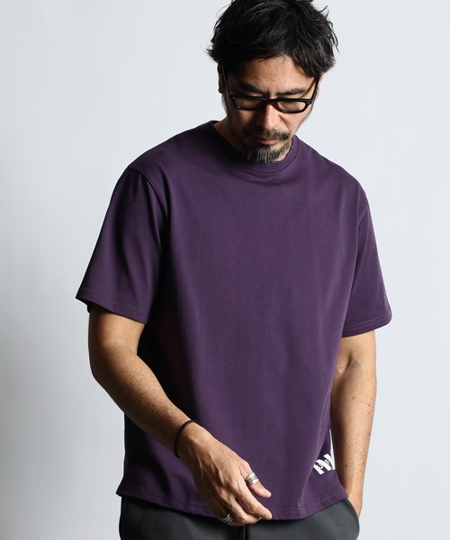 The DUFFER of ST.GEORGE（ザダファーオブセントジョージ）の「〔BLACK LABEL〕QUICK DRY SIMPLE TEE：速乾 ワンポイント シンプルTシャツ（Tシャツ/カットソー・メンズ・ライトグレー/ホワイト/パープル/ブラック・SMALL/MEDIUM/LARGE/X-LARGE）」の11枚目の写真