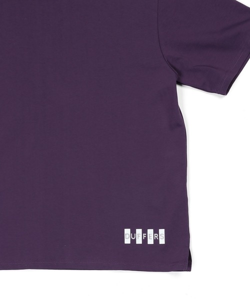 The DUFFER of ST.GEORGE（ザダファーオブセントジョージ）の「〔BLACK LABEL〕QUICK DRY SIMPLE TEE：速乾 ワンポイント シンプルTシャツ（Tシャツ/カットソー・メンズ・ライトグレー/ホワイト/パープル/ブラック・SMALL/MEDIUM/LARGE/X-LARGE）」の20枚目の写真