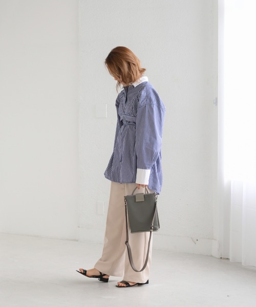 W&.Day/Night(ダブルアンド デイナイト)の「スック ミニショルダーバッグ 15181(ショルダーバッグ・レディース・ダークグレー/ブラック/グレー・FREE)」の16枚目の写真