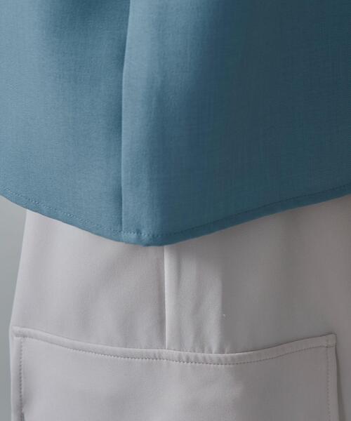 BROWNY（ブラウニー）の「BROWNY/ドライポリオープンカラーシャツ（シャツ/ブラウス・メンズ・サックスブルー/ブラック/ホワイト/ライトグレー/ブラウン/ホワイト系その他/ブラック系その他・LARGE/SMALL/MEDIUM）」の15枚目の写真