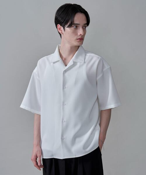 BROWNY（ブラウニー）の「BROWNY/ドライポリオープンカラーシャツ（シャツ/ブラウス・メンズ・サックスブルー/ブラック/ホワイト/ライトグレー/ブラウン/ホワイト系その他/ブラック系その他・LARGE/SMALL/MEDIUM）」の16枚目の写真