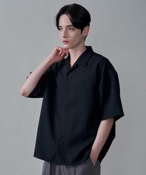 BROWNY（ブラウニー）の「BROWNY/ドライポリオープンカラーシャツ（シャツ/ブラウス・メンズ・サックスブルー/ブラック/ホワイト/ライトグレー/ブラウン/ホワイト系その他/ブラック系その他・LARGE/SMALL/MEDIUM）」の22枚目の写真