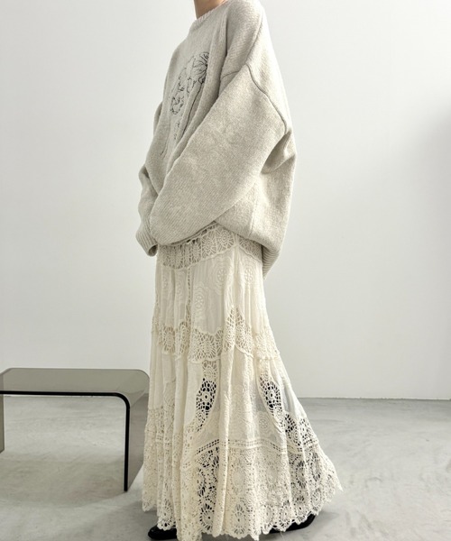 セール】かぎ編みレーススカート（スカート）｜Libra Cue（リブラ