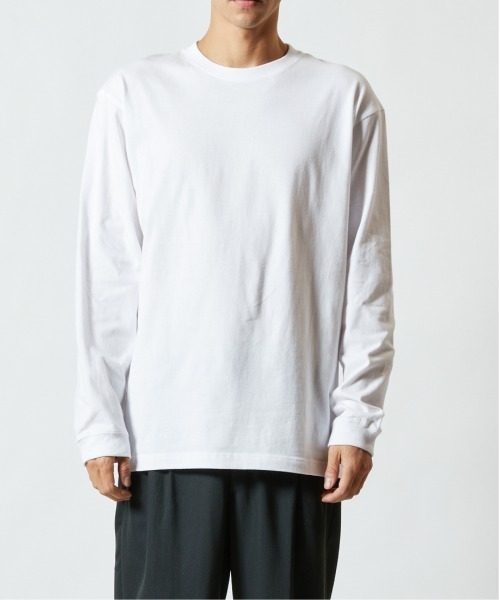 PATRIOT TAXI SELECT（パトリオットタクシーセレクト）の「【United Athle】スタンダードシンプルロングスリーブ Tシャツ（Tシャツ/カットソー・メンズ・ピンク/ミックスグレー/ライム/ブラック/スモーキーグリーン系/ホワイト・SMALL/MEDIUM/LARGE/X-LARGE/X-SMALL）」の2枚目の写真