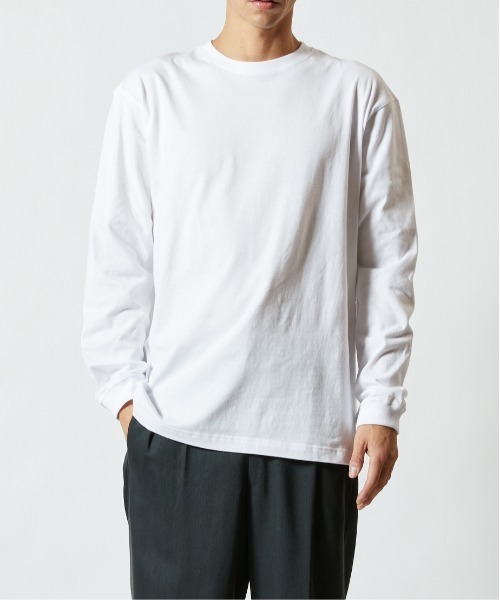 PATRIOT TAXI SELECT（パトリオットタクシーセレクト）の「【United Athle】スタンダードシンプルロングスリーブ Tシャツ（Tシャツ/カットソー・メンズ・ピンク/ミックスグレー/ライム/ブラック/スモーキーグリーン系/ホワイト・SMALL/MEDIUM/LARGE/X-LARGE/X-SMALL）」の13枚目の写真