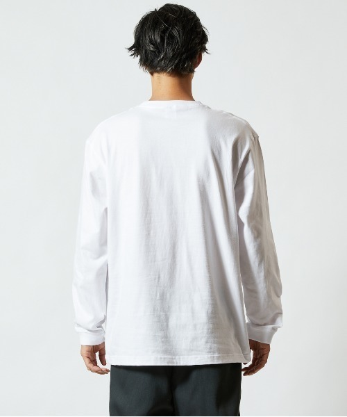 PATRIOT TAXI SELECT（パトリオットタクシーセレクト）の「【United Athle】スタンダードシンプルロングスリーブ Tシャツ（Tシャツ/カットソー・メンズ・ピンク/ミックスグレー/ライム/ブラック/スモーキーグリーン系/ホワイト・SMALL/MEDIUM/LARGE/X-LARGE/X-SMALL）」の16枚目の写真