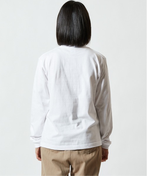 PATRIOT TAXI SELECT（パトリオットタクシーセレクト）の「【United Athle】スタンダードシンプルロングスリーブ Tシャツ（Tシャツ/カットソー・メンズ・ピンク/ミックスグレー/ライム/ブラック/スモーキーグリーン系/ホワイト・SMALL/MEDIUM/LARGE/X-LARGE/X-SMALL）」の20枚目の写真