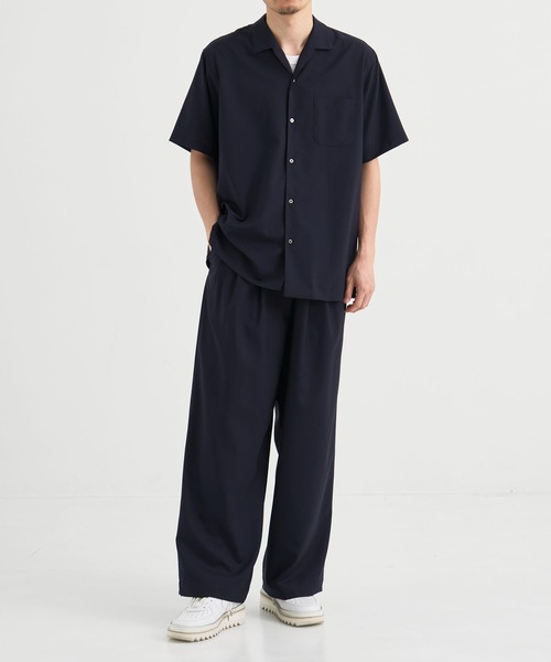 トップス MARKAWARE MARKAWARE/マーカウェア】ITALIAN OPEN COLLAR S/S SHIRT（T
