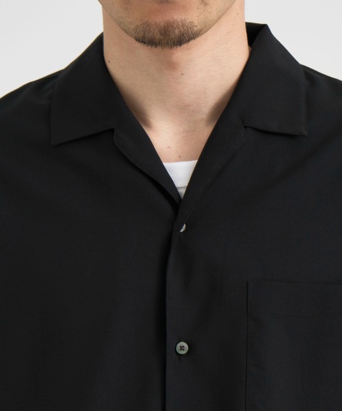 MARKAWARE/マーカウェア】ITALIAN OPEN COLLAR S/S SHIRT（T