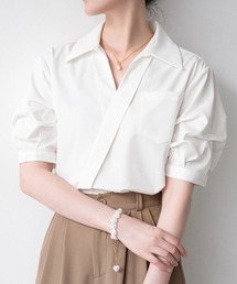 shoppinggo（ショッピングゴー）の「Vネック シャツ ブラウス（シャツ/ブラウス）」