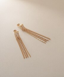 COCOSHNIK｜ココシュニックのピアス（両耳用）（フリンジ）通販