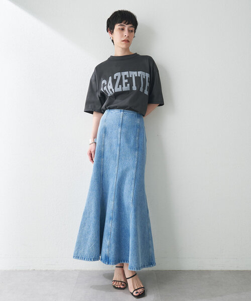 【Whim Gazette ウィムガゼット】デニムフレアスカート36サイズ フレアデニムスカート（デニムスカート）｜Whim Gazette（ウィム